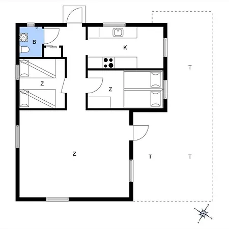 Дом отдыха M383-vaeggerlose-brudelysvej-29 Boto By